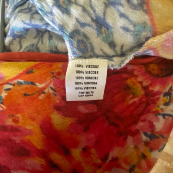 ANTHROPOLOGIE x BL^NK LONDON Adelaide Boho Kimono Floral Duster One Size - Picture 11 of 11